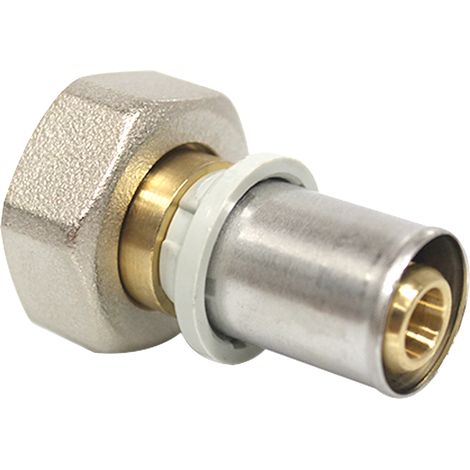 Raccord multicouche à sertir TH - Femelle écrou libre Eurocone 3/4" - Ø16x2,0 - Arcanaute (1/4)