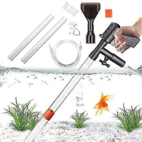 Nettoyeur de gravier électrique pour aquarium 2024, nettoyeur de gravier électrique pour aquarium, changeur d'eau pour filtre, nettoyage du sable et du gravier, nettoyeur de gravier pour aquarium (1/5)