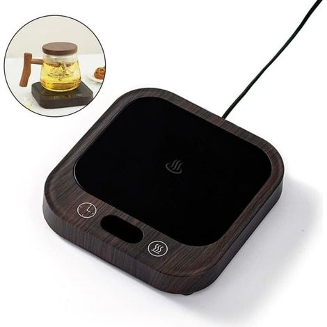 Smart Coffee Cup Warmer with Temperature Control, Heated Coaster, Tea Warmer, Milk Warmer with 4 Heat Settings, Timer Function for Office, Home (1/5)