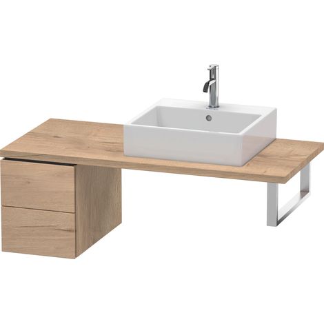 Duravit L-Cube élément bas pour console, 2 tiroirs,