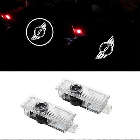 pièces sont compatibles avec la lampe de bienvenue Mini Cooper, la lampe de projection modifiée avec une lampe de porte décorative laser LED : (1/4)