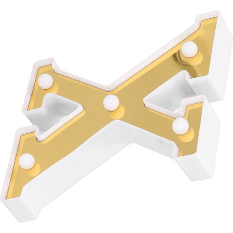 Guirlande lumineuse décorative LED 26 LED avec lettres dorées en anglais, idéale pour les demandes en mariage, les fêtes, les anniversaires, les soirées et les déclarations d'amour. Couleur blanc chau (1/5)