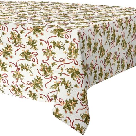 Tovaglia natalizia antimacchia 180x130 cm (1/5)