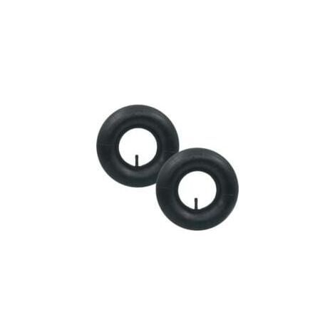 2 pièces 4.10/3.50-4 Chambre à air Pneu TR-13 Valve Droite pour Diable, Chariot, Chariot à Main, Chariot de Jardin, Tondeuse à Gazon--INHHUB (1/4)