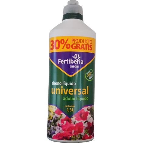 FERTIBERIA Universal 1L Engrais liquide pour tous types de plantes 1 L + 30% gratuit