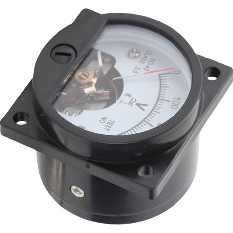 Voltmètre analogique ABS SO-45 AC 0-300V - Cadran rond pour mesure précise (1/5)