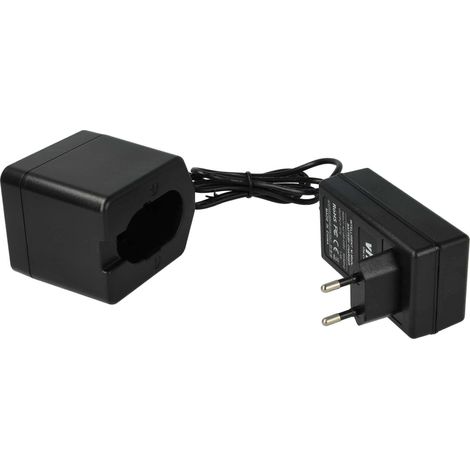 Chargeur compatible avec les batteries d'outils Gesipa Accubird, Firebird et Powerbird, 1,2 V, noir (1/3)