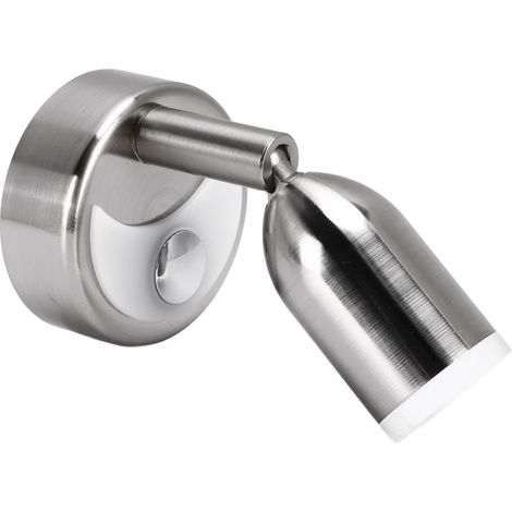 Lampe de lecture de chevet DC12V pour camping-car, 3W, LED blanc chaud 3000K avec éclairage décoratif bleu, idéale pour bateaux, caravanes, yachts et camping-cars. (1/5)