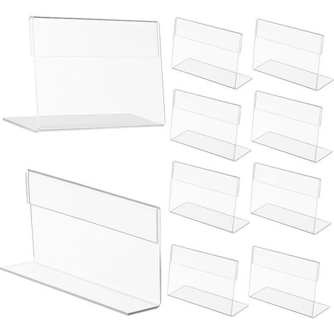 Pi ces Support Affichage Transparent Porte tiquettes de Prix (1/5)