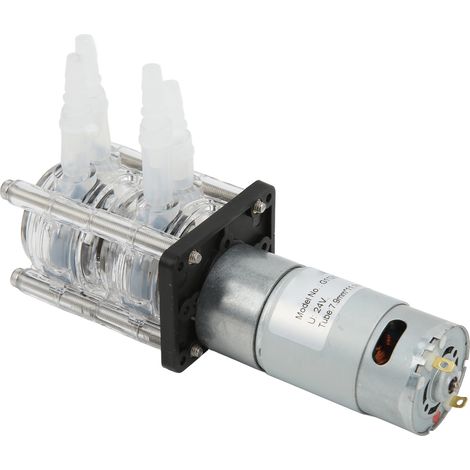 Tête double pompe péristaltique vide haut débit auto-amorçante 2x500ml/min aspiration puissante pour expérience analyse biochimique DC24V 500mA (1/5)