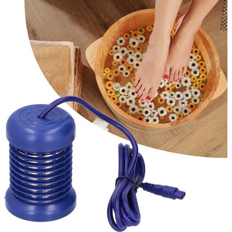 Wellness- und Gartenaccessoires mit Energieperlen und Fuß-Ionisator – Doppelloch, blau – waschbar (1/5)