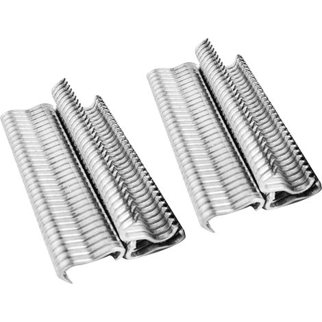 1200 pièces de clous de type M, pinces à cage, boucles à clous de type M, plaques de fixation pour cages à poulets, à lapins et à pigeons, pinces à cage, clips, pinces à cage, pinces à clous de type M (1/5)