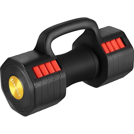 Verstellbare Hantel mit Liegestütz- und Kettlebell-Funktion