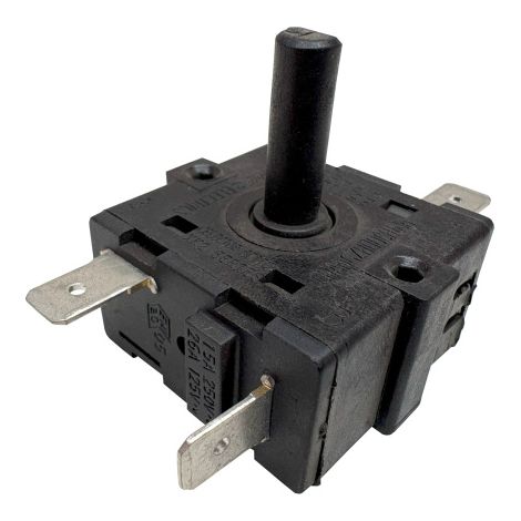 Jinhe Electronics Drehschalter 25T125 PA66 250V 26A 5Pin Umwälzgetriebe für Elektroheizer uvm. (1/4)