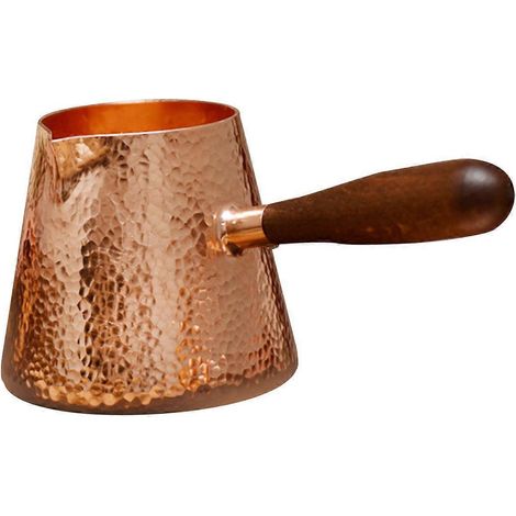Théière en cuivre artisanale pour la cérémonie du thé, idéale pour les salons de thé, les restaurants et la maison. (1/4)