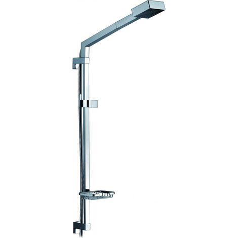 Colonne de douche double fonction haut et bas, tout en laiton (1/2)