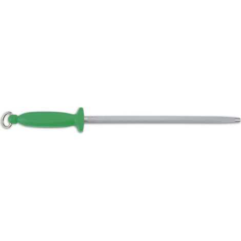 Affilacoltelli Chaira Arcos 278511 con lama in acciaio al carbonio 30 cm e mango in polipropilene verde con coprilama ø 13 mm