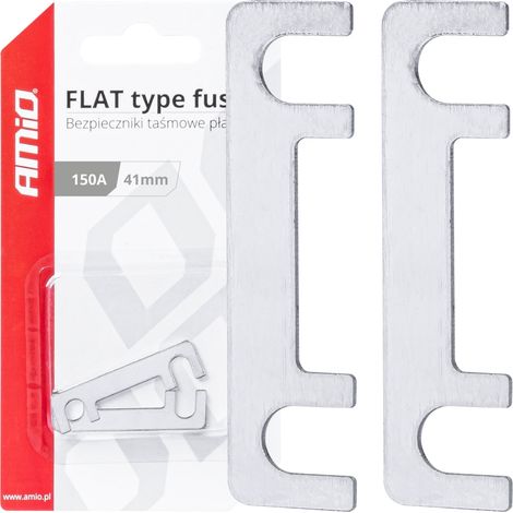 Flachstreifensicherungen 2 Stück 41 mm 150 A amio-03495 (1/4)