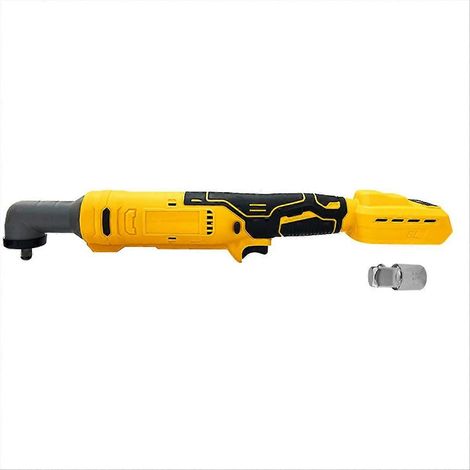 Clé à cliquet électrique sans balais à angle de 90° pour batterie Dewalt 18V/20V, extracteur d'écrous 3/8" et 1/2" (voiture) R-JBMEDIA (1/4)