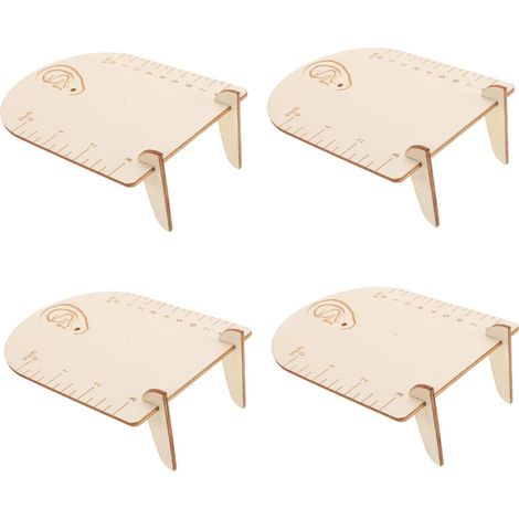 Présentoir à Boucles D'oreilles D'arche 4pcs en Bois (1/5)