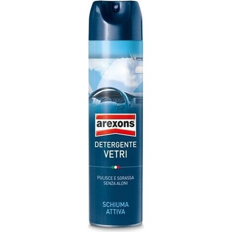 Detergente Vetri Auto Arexons Spray Pulisce e Sgrassa Vetri Auto No Aloni 400 ml