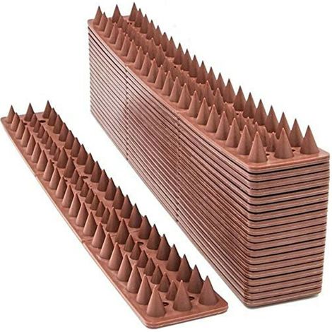 20 Pack Defense Spikes, 30cm Cat Bird Fence Spikes, Anti-Theft Deterrent Climbing Strips.