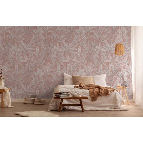 A.S. Creation Fototapete Livingwalls The Wall II 393161 Ein Motiv pro Rolle 2.80 x 1.59 m Dschungel Pink (1/3)