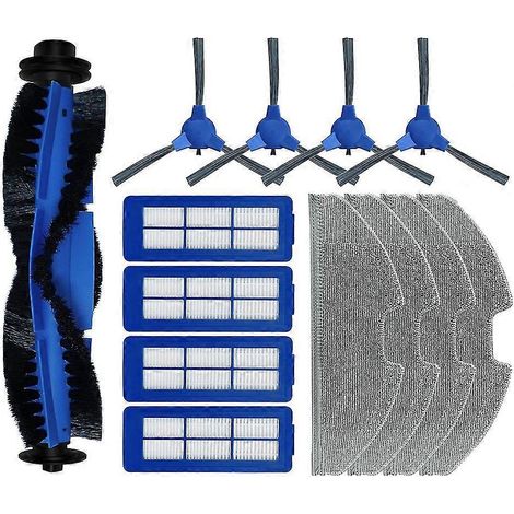 Pièces de rechange pour Robovac G10 G20 G30 Hybrid : filtre HEPA, chiffons de nettoyage, brosse latérale principale, nettoyeur d'aspirateur (1/5)