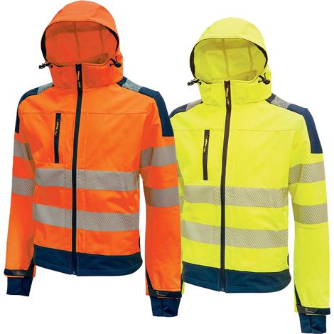 Giacca Alta Visibilità in Softshell UPower Miky Arancio S