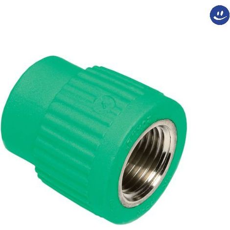 Raccordo diritto in polipropilene filettato femmina serie tigris green ø50x11/2 WAVIN