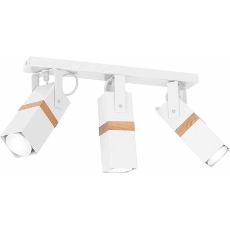 Spot Vidar 3 GU10 bois blanc milagro MLP5407 (1/5)