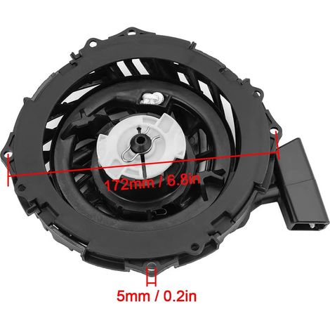 Démarreur à Rappel Appliquer à pour Briggs & Stratton 450E 500E 550E , pour Troy Bilt TB554 Tondeuse à Gazon Remplace 591139 593961 590588 593959