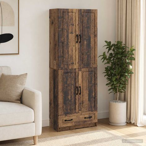 vidaXL Ensemble de Meubles 2 pcs Bois ancien Bois d'ingénierie (1/5)