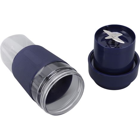 Gobelet presse-agrumes électrique 300 ml, batterie 1200 mAh, chargement USB, portable et sécurisé, idéal pour le bureau, la maison et les voyages (bleu). (1/5)
