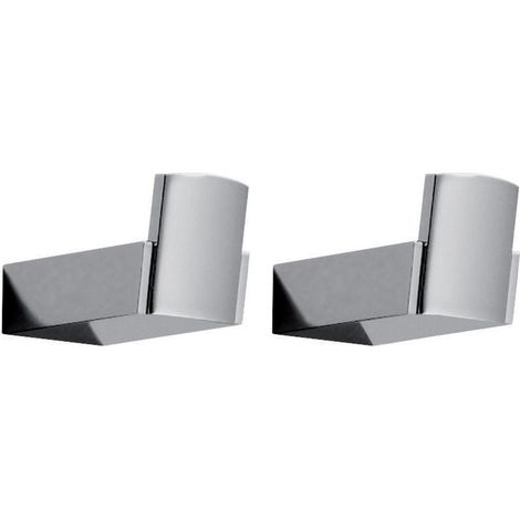 Appendiabiti 2 pezzi cromato kent gedy 000055271300200 (1/5)