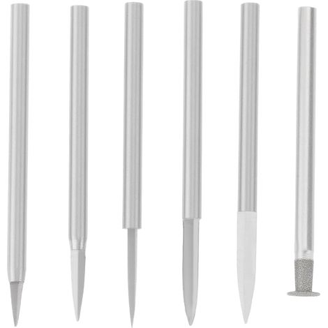 6pcs Forets à Bois à Tige de 3 Mm Compatible avec D-Remel Accessoires de Forets à Graver pour Outils Rotatifs (1/5)