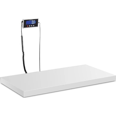 Balance au sol professionnelle 500 kg / 100 g 1000 x 500 mm LCD acier (1/5)