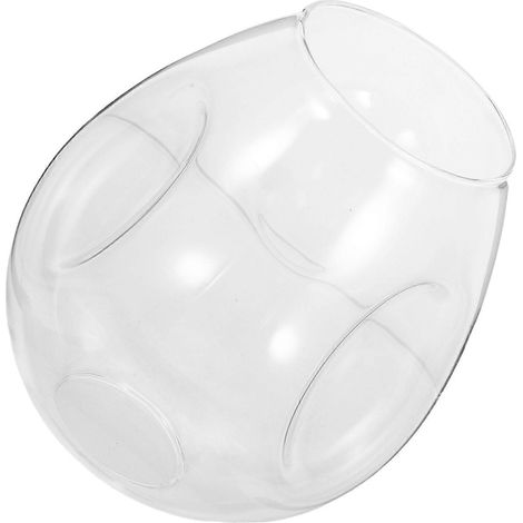 abat-jour en verre transparent de style européen pour lampe de chambre (1/5)