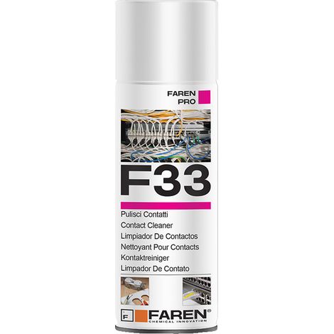 Spray Nettoyant Contacts électriques F33 Faren 400ml - Faren