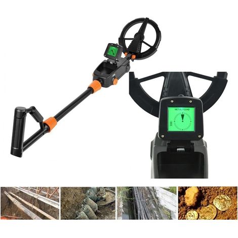 Détecteur de métaux pour Adultes MD1008A LCD Hunter détectant Le détecteur de métaux Souterrain Gold Digger Treasure Étanche Professionnelle améliorée de Plus Grande précision (1/5)