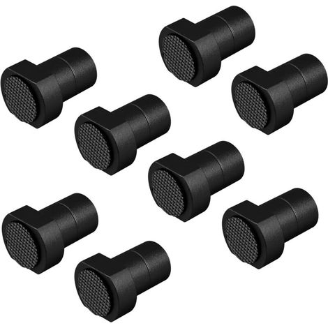 Lot de 8 noir, 19 mm colliers de serrage en alliage d'aluminium pour établi de travail du bois Accessoire (1/5)