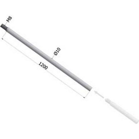 30PZ ASTA FILETTATA PER SERRATURA 5803 - (5803XZB1008)