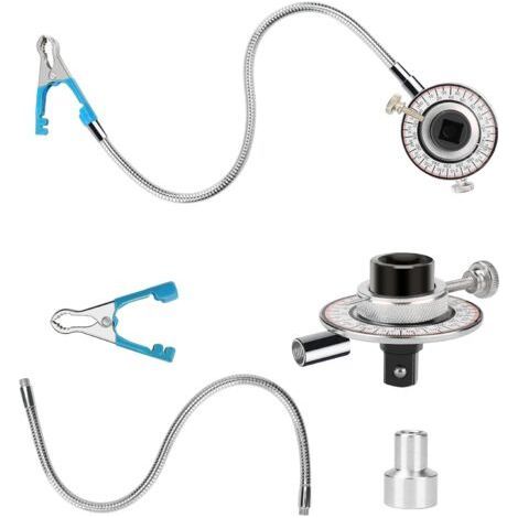 Couple ajustable de 1/2" con llave dinamométrica, ajuste de 360°, con brazo flexible de 16", imán potente, 1 paquete (1/5)
