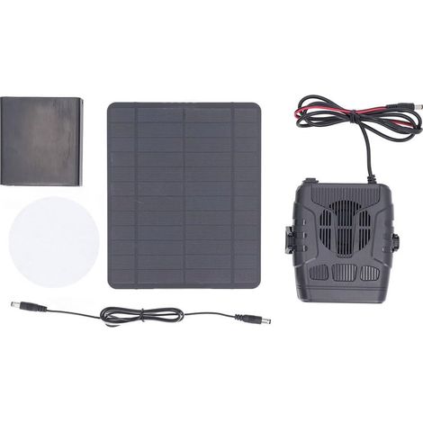 Panneau Solaire Portable Chauffant 12V 20W pour Camping, Voiture et Animal de Compagnie - Chauffage Efficace (1/5)