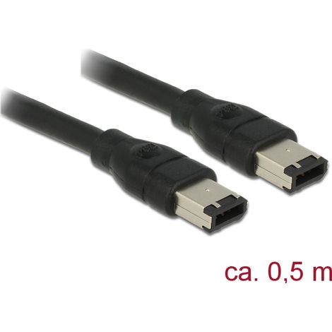 Kabel firewire a 0,5m st6/st6 delock