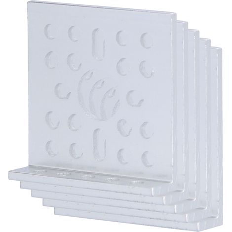 Équerres en L en alliage d'aluminium 90 degrés 48x12mm, 5 pièces, supports servo à angle droit, montage bas profil (1/5)