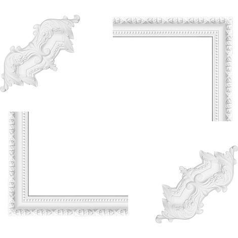Wand- und Deckenumrandung Fries Stuck Rahmen stoßfest AC245: Flachleiste AC245 16.01 €/m