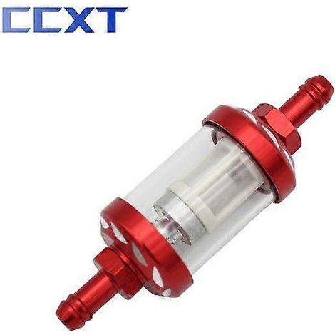 Universeller 8-mm-CNC-Glas-Kraftstoff-/Ölfilter für Honda, KTM, Yamaha, Kawasaki KX125, KX250, KX450, KX250F, KX450F, KLX250 Quad (1/5)
