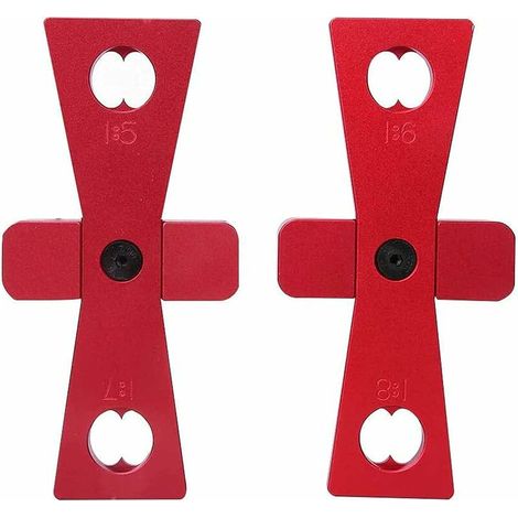 Dovetail Scribe, 2pcs Woodworking Marking Tools Working Joints Marking Jig ABS Marking Gauge Woodworking Furniture Router (1/5)