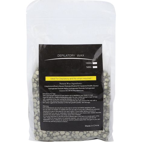 Billes de cire dure cuivrée 500g, épilation indolore corps entier, fèves dépilatoires sans douleur, cire chaude visage jambes aisselles. (1/5)